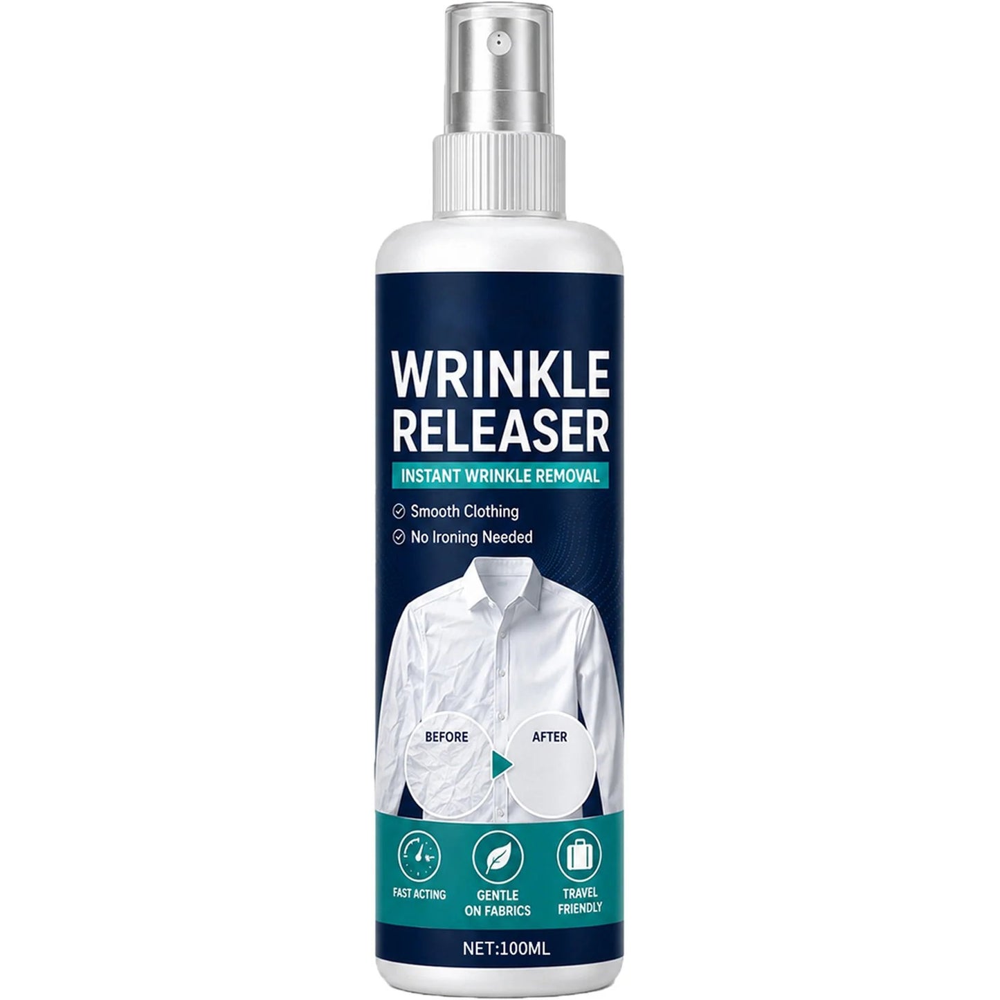 ✨Last Day 49 % OFF👔 Instant wrinkle release – no iron, travel-ready, static-free & fresh.