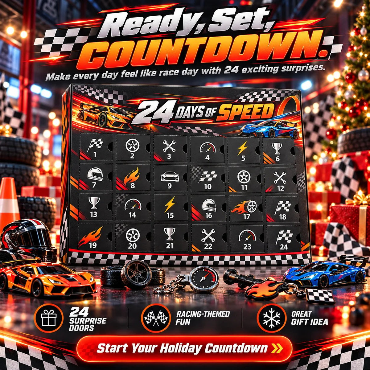 ๐๏ธ๐ Race to Christmasโข โ 24 Days of High-Speed Racing Surprises for Motorsport Fans