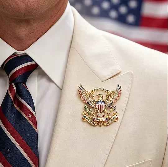 ✨US America 250th Patriotic Eagle Pin | Limited Edition 1776–2026🎁