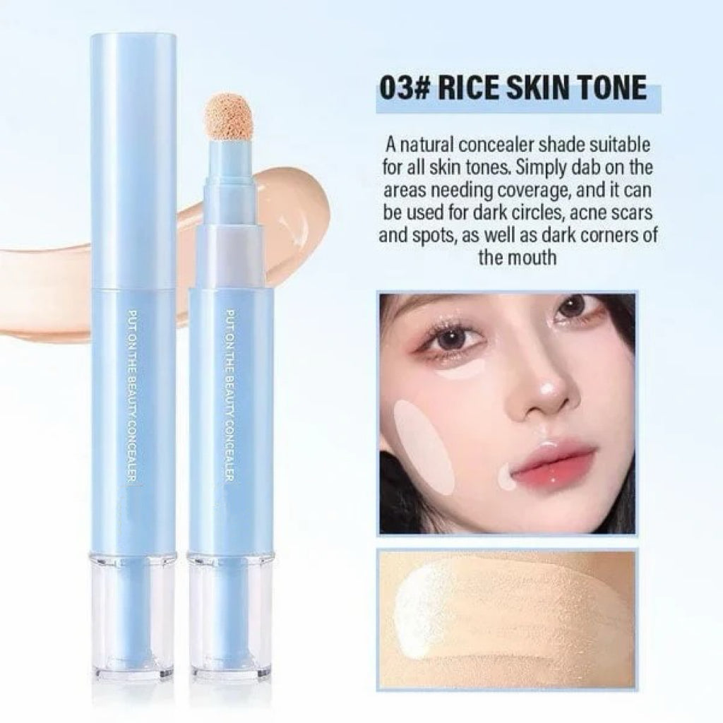 π₯³2026 HOT SALEπ₯³π50K+ SOLD!π¨ποΈ 50% OFF! Dual Concealer Pen β Covers dark circles & spots, 24hr hydration.