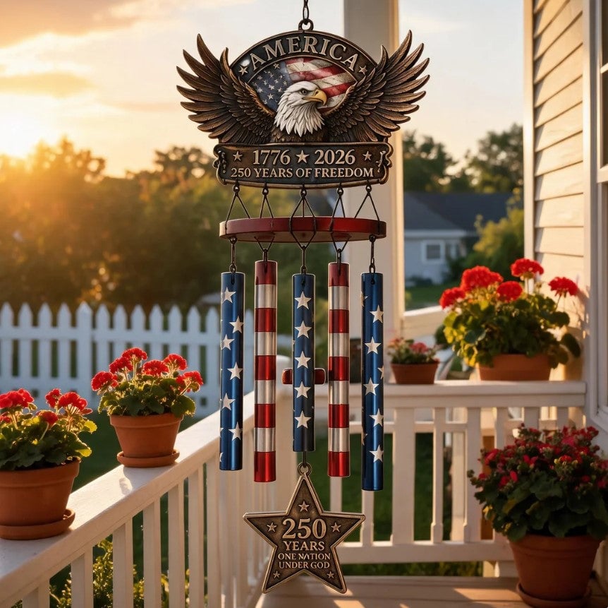 💥Flash Sale - Up To 49% Off ⏰ - 250 Years of FreedomTM Commemorate Wind Chime