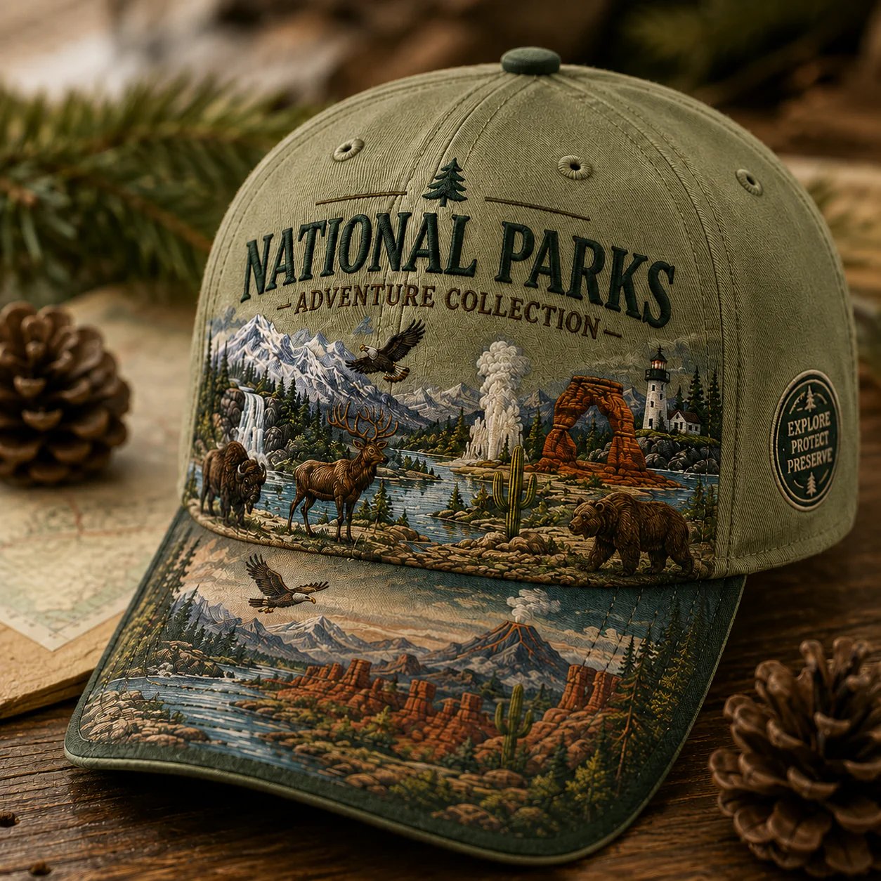 🔥 Last Day Promo: 49% OFF - 🏞️National Park Adventure Cap