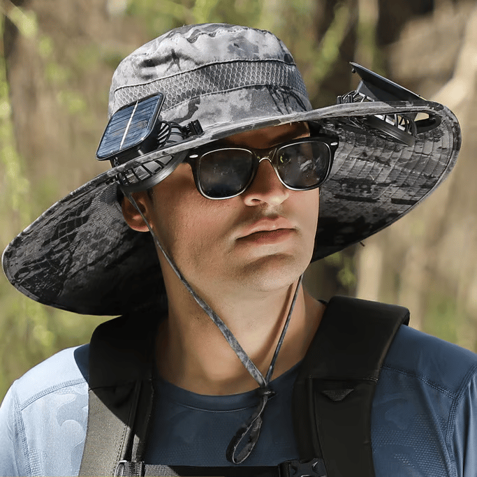 🌞🤠Ultralight Solar Fan Sun Hat – ✨Lighter Than a Baseball! ⚾(📦Buy 2 Free Shipping)