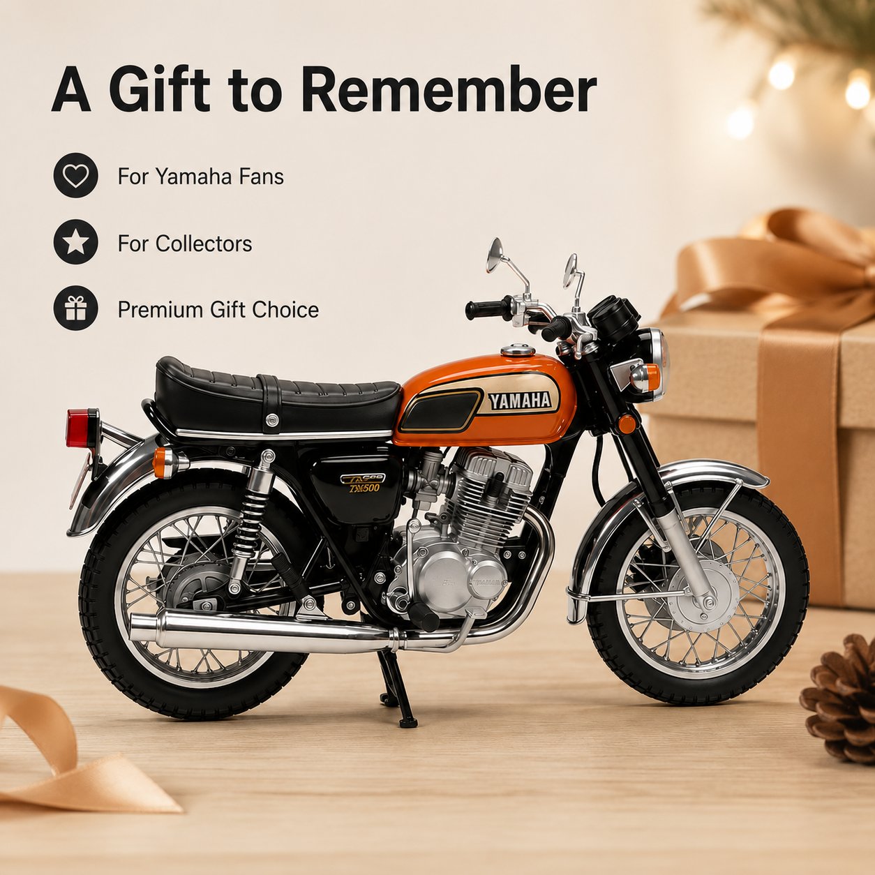 Yamaha TX500 Classic Motorcycle Model