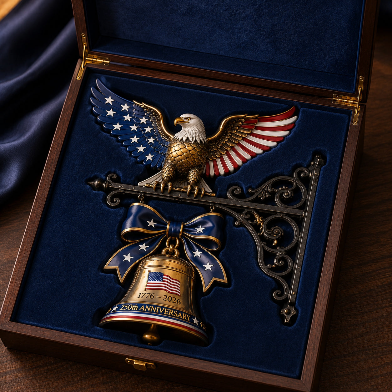 ๐ Ring in the Semiquincentennial: 1776-2026 "Spirit of Liberty" Eagle Bell๐ฆ