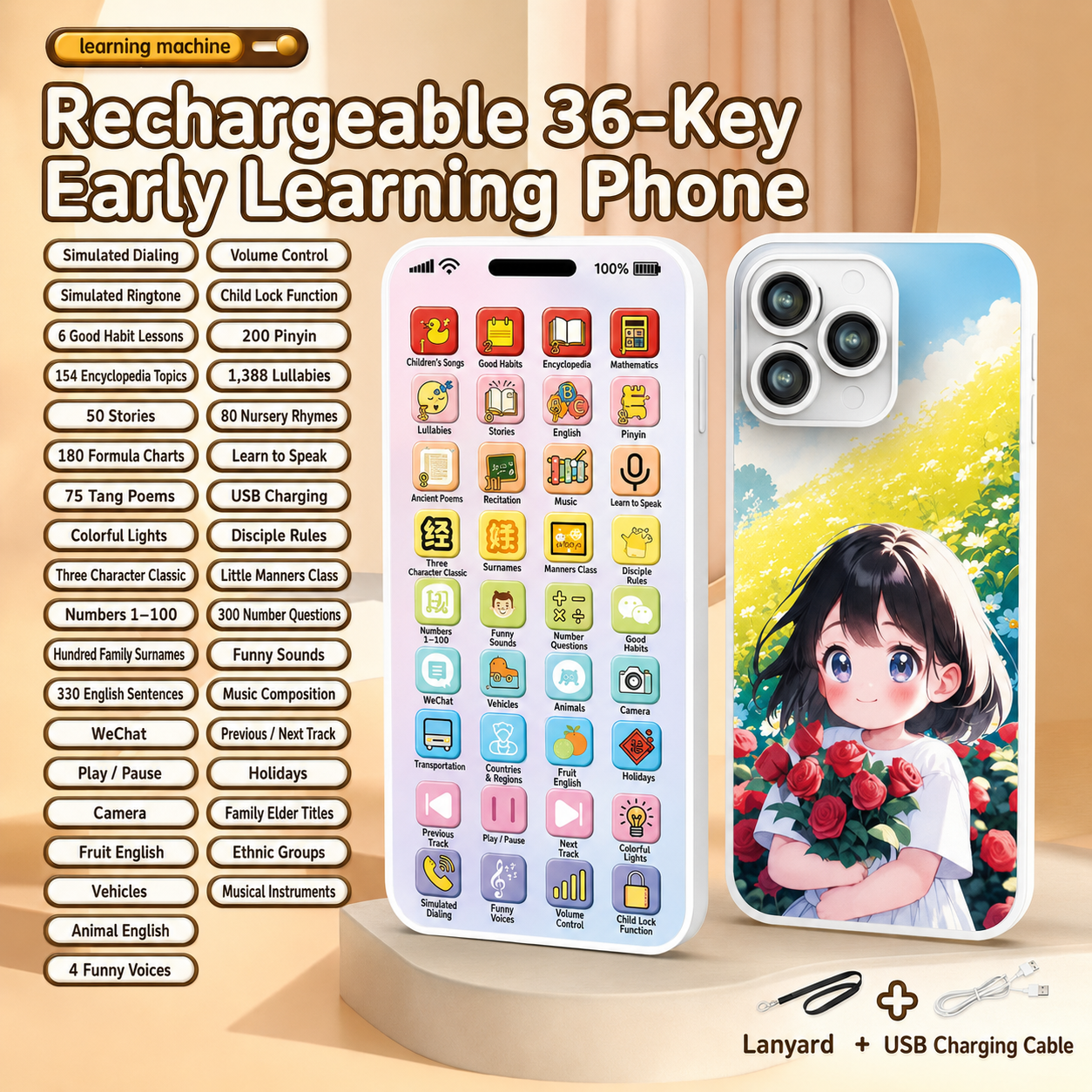 📱✨Learning Smartphone for Children – Educational, Eye-Friendly & Full of Fun