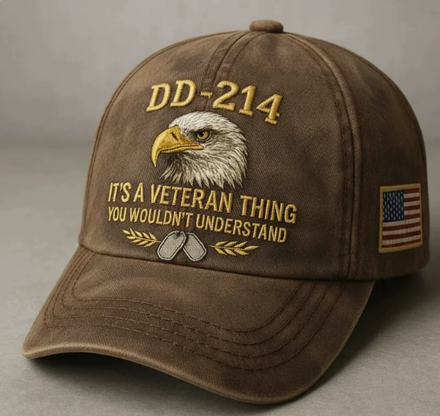 DD-214 Veteran 3D Embroidered Cap