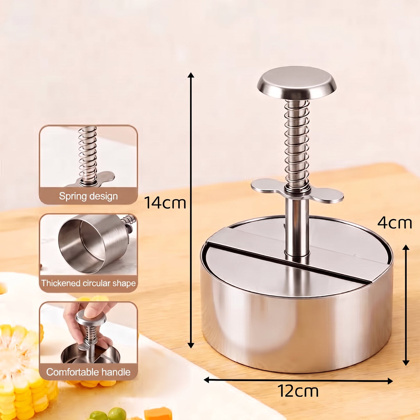 🍔✨ Stainless Steel Burger Press | How to Easily Make Perfect, Even Burger Patties