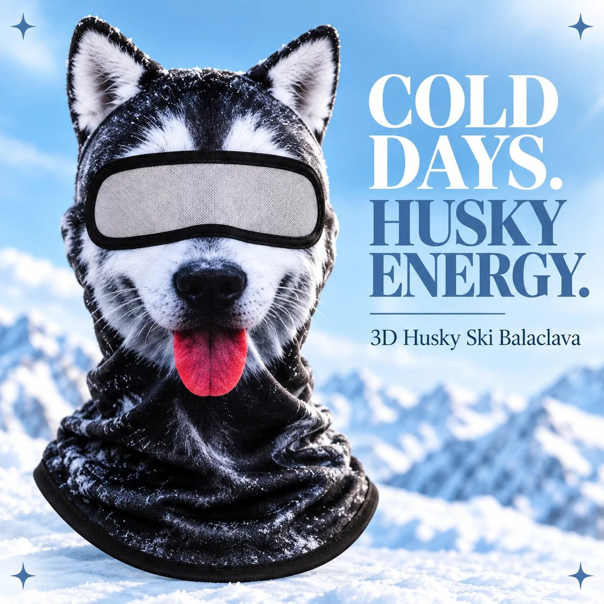 3D Cat Ski Balaclava Face Mask with Ears Animal Mask