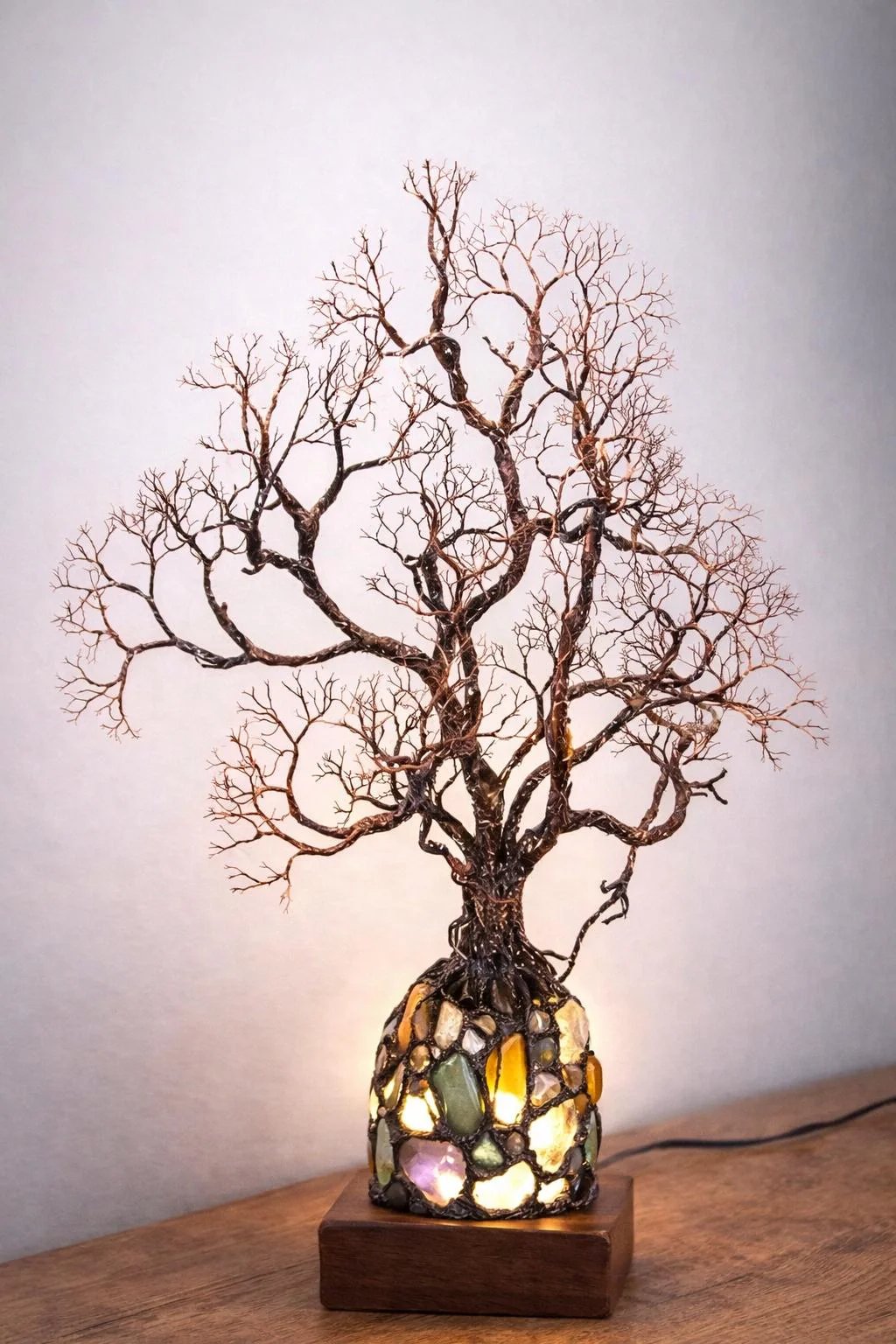 Bring Positive Energy & Peace Into Your Home With This Stunning Crystal Tree Lamp