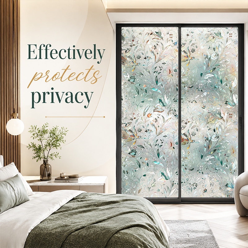 🪟✨Static Cling Window Privacy Film UV Blocking Mirror Tint
