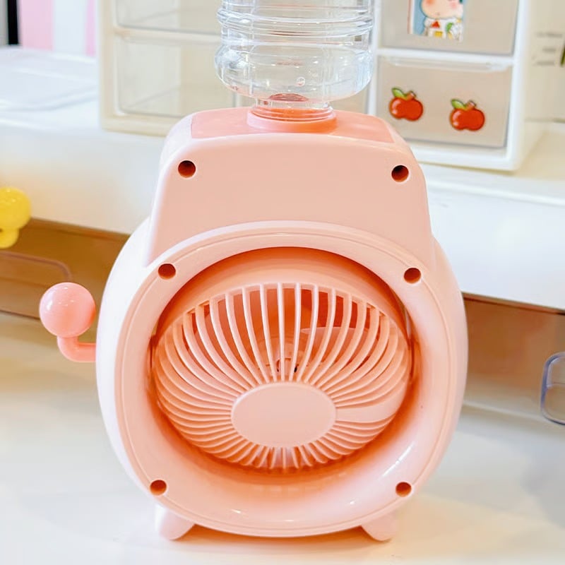 Portable Adjustable-Angle Humidifying Mist Fan