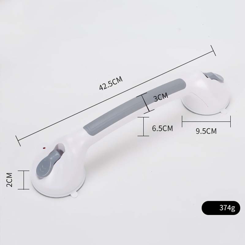 πΏ 50% OFF! β¨ Suction Cup Grab Bar β Tool-Free No-Drill Install on Tile & Glass, Strong Vacuum Hold, Removable & Reusable β Extra Balance Support for Bathroom Safety π