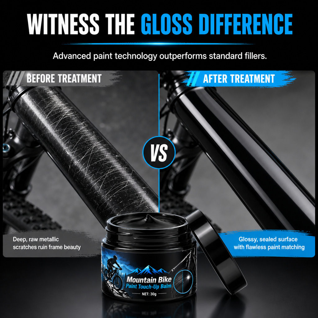 π²π¨ Bike Frame Scratch Repair Paint β Easy Brush-On Touch-Up for Chips, Scratches & Wear