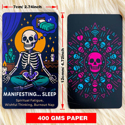 💀The Dead Inside Deck — 54 Cards of Skeletal Divination for the Emotionally Unstable | Spiritually Exhausted & Humorfully Unhealed