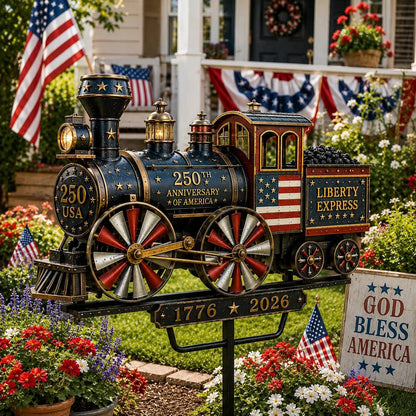 🔥Limited time 49% OFF🔥🚂USA 250 “Liberty Express” Train Garden Wind Spinner -✈️ (Buy 2 Free Delivery Fee)