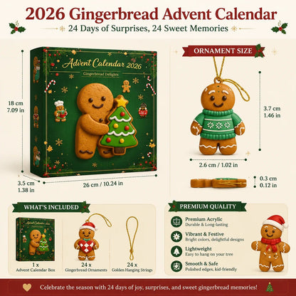 🎄 2026 Gingerbread Advent Calendar
