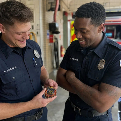 🏅250th Anniversary Firefighter Badge|Honor American Heroes🚒