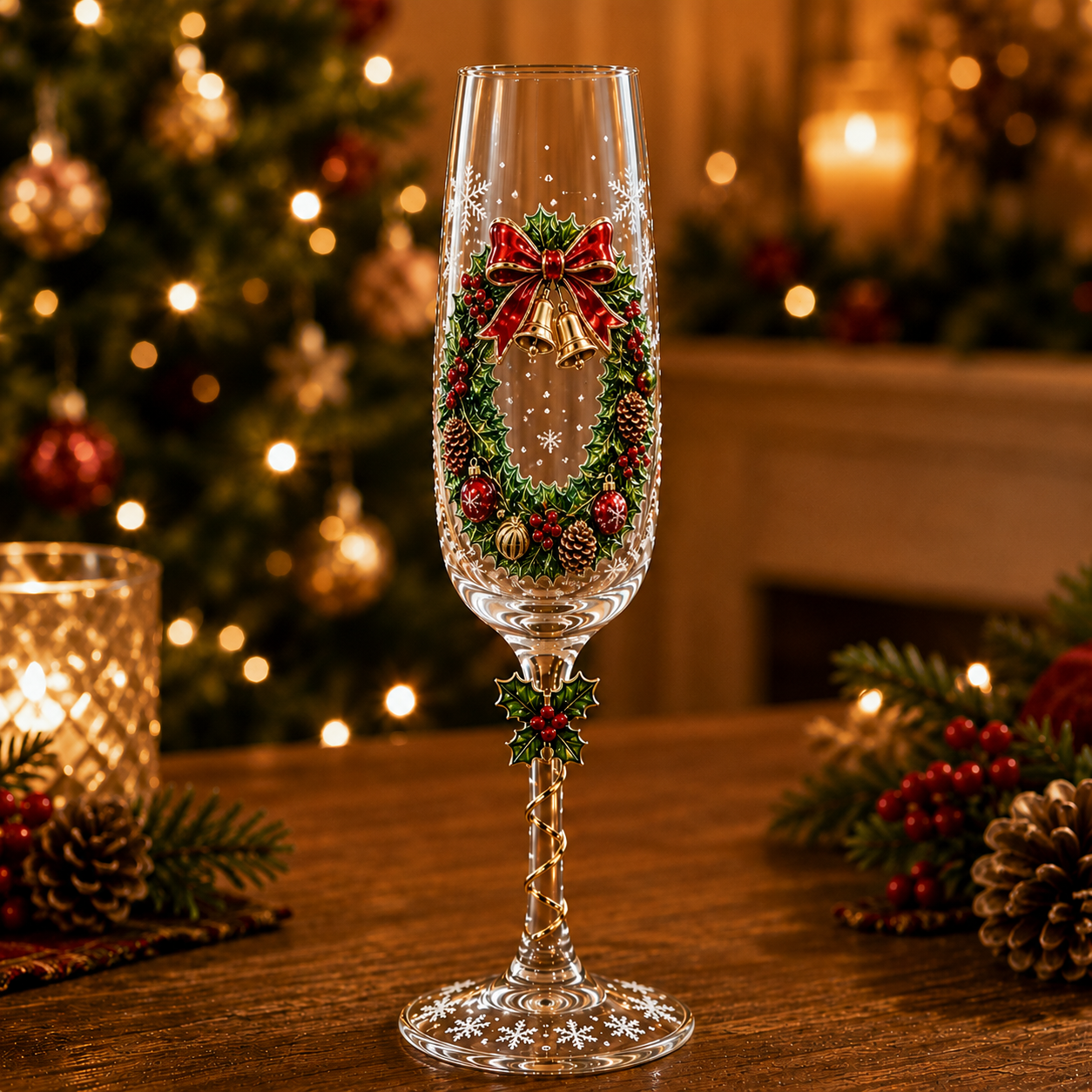 🎁Christmas Magic Champagne Glass Collection✨