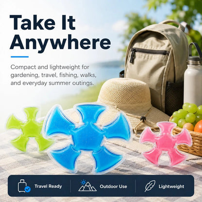🧢🧊 Reusable Cooling Pad for Hats & Body Relief