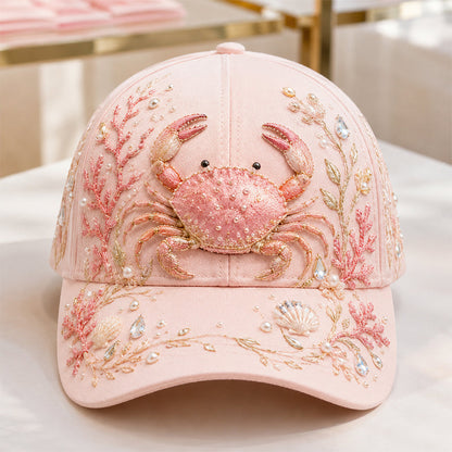 ✨The Perfect Ocean Lover Gift – 🌊 3D Ocean Creatures Embroidery Cap