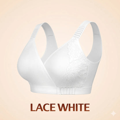EaseWrap™ Front-Closure Wireless Comfort Bra – Adjustable Straps & Gentle Support