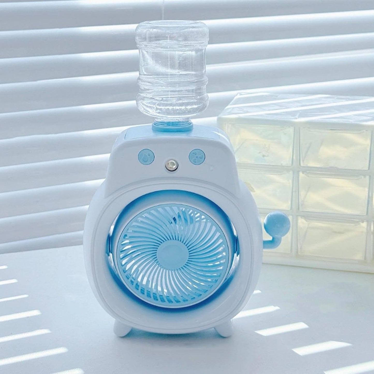 Portable Adjustable-Angle Humidifying Mist Fan