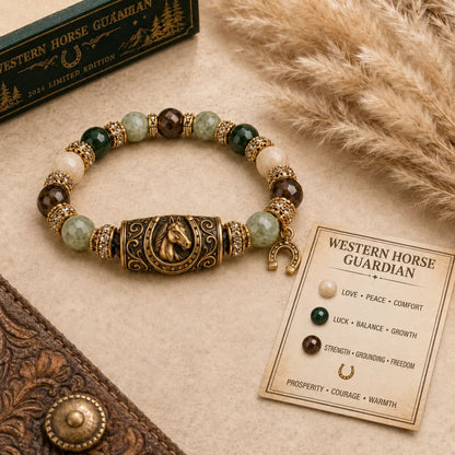 🐎 Western Horse Guardian Crystal Bracelet Collection