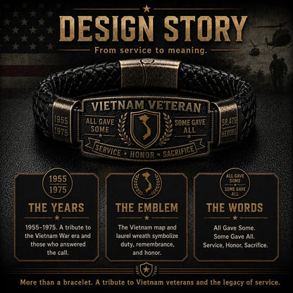 🎖️Vietnam Veteran Honor Bracelet