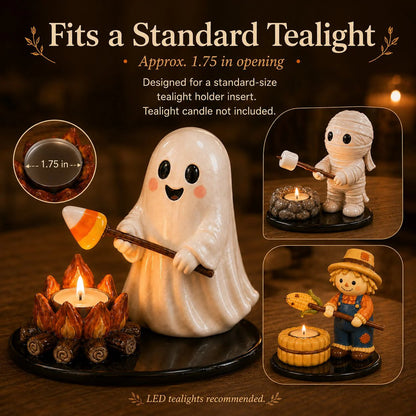 Halloween Campfire Tealight Holder