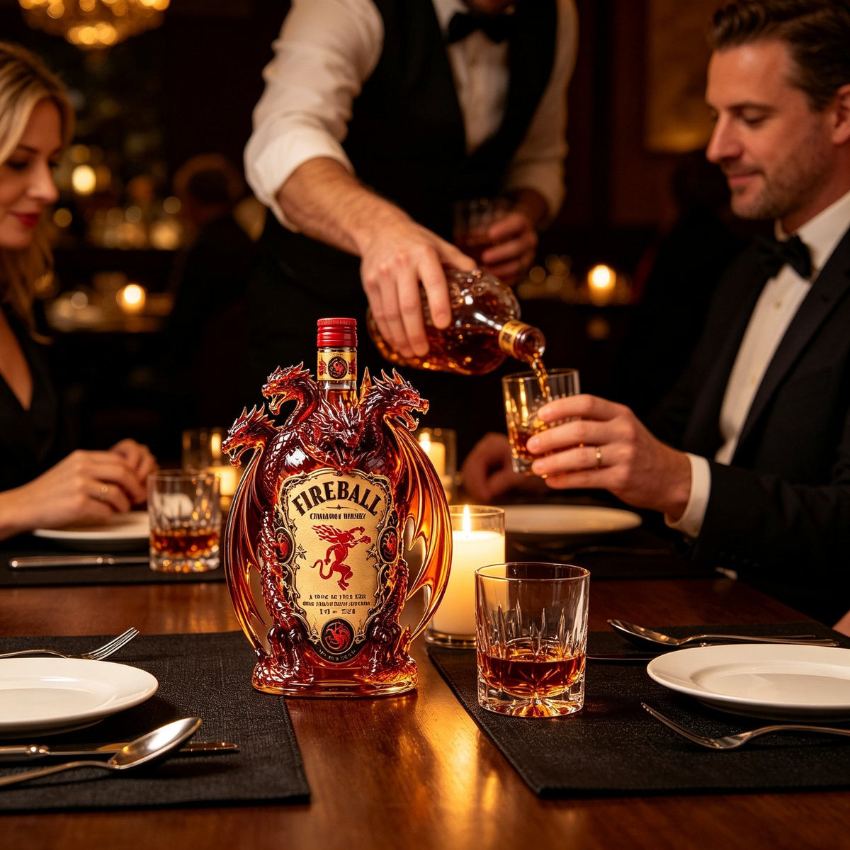 🐉 Legendary Dragon Bar Decanter – Sculpted Collector Bottle for Home Bar & Gifting🔥