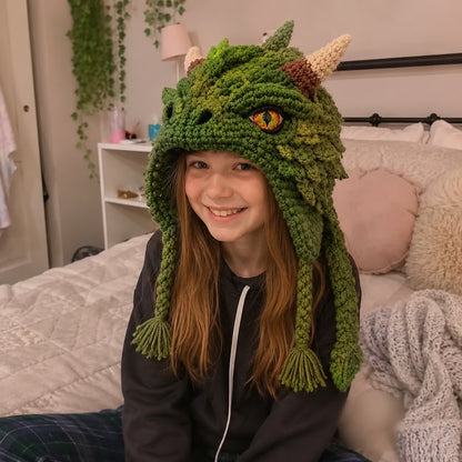 Fantasy Hood Hat DIY Crochet Kit – Create Your Own Magical Wearable Character Hat🎁Beginner Friendly