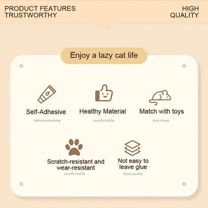 5D Woven Cat Scratcher Mat, Cat Scratching Design for Indoor Cats, Protects Walls, Sofas, Couches and Doors