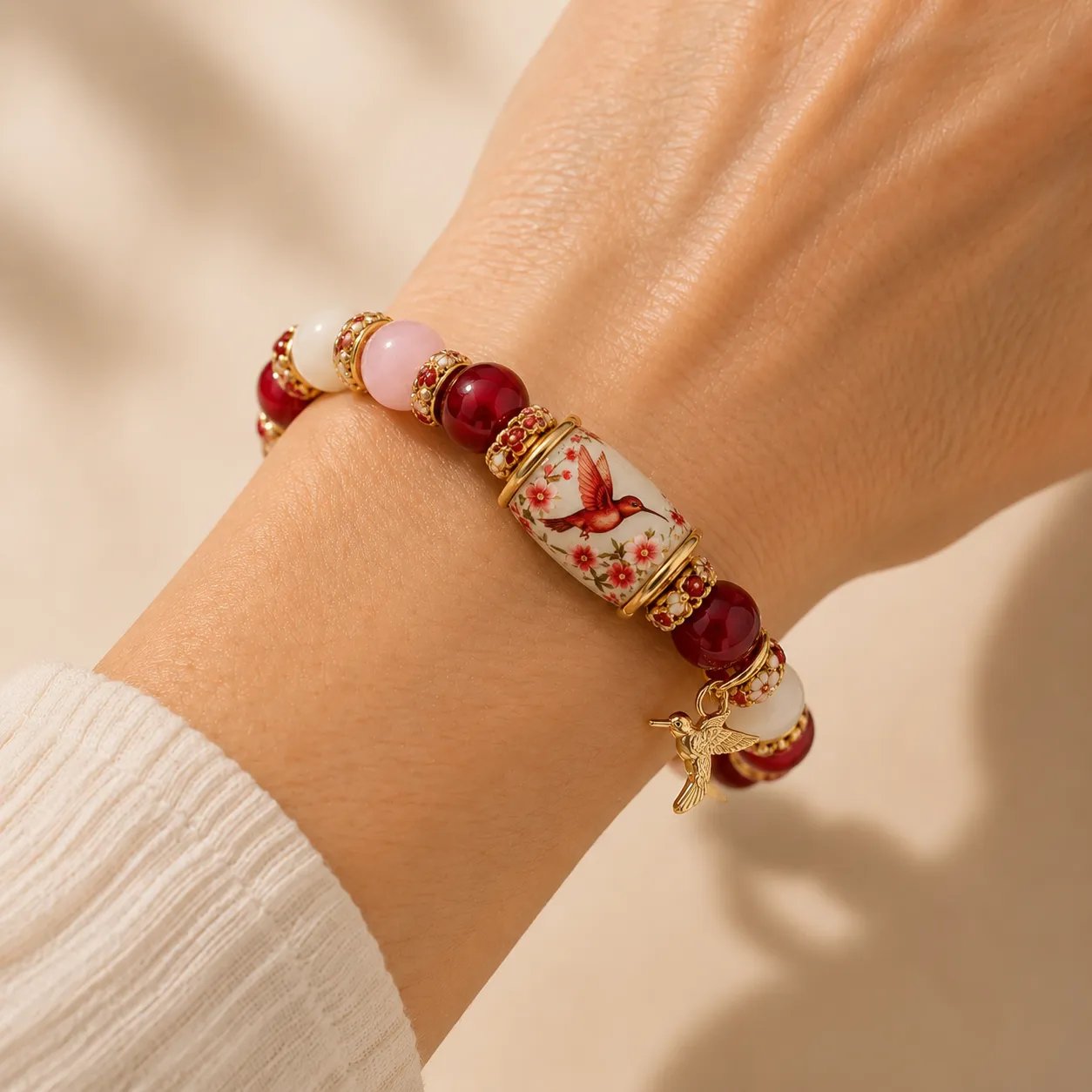 🌿 Love, Peace & Spring Blessings 💖 | 2026 Limited Edition Bracelet - Limited stock