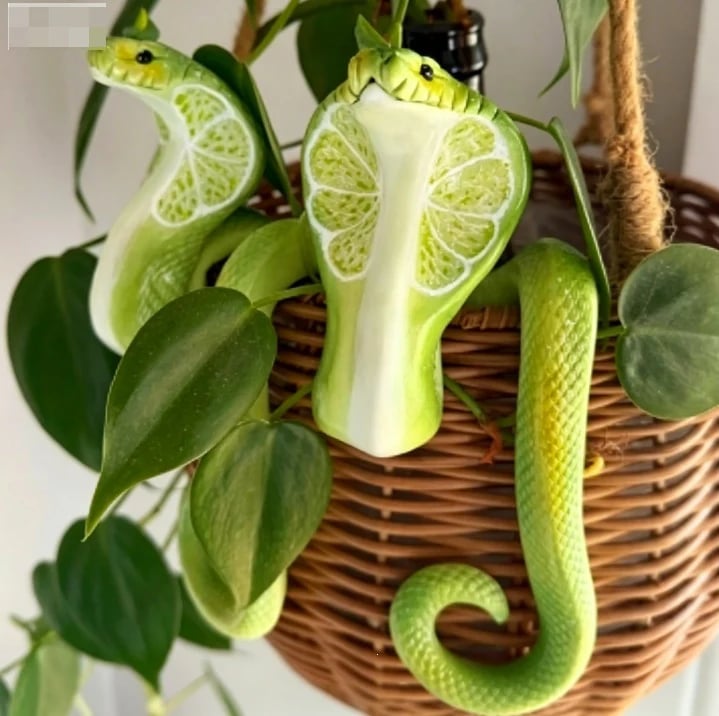 🐍🌿 NEW FOR 2026 – Cobra Plant Pot Decor | Add a Wild Touch to Every Plant