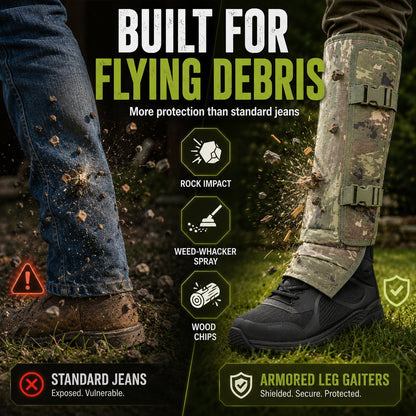 🦾Heavy-Duty Armored Leg Gaiters & Gardening Shin Guards