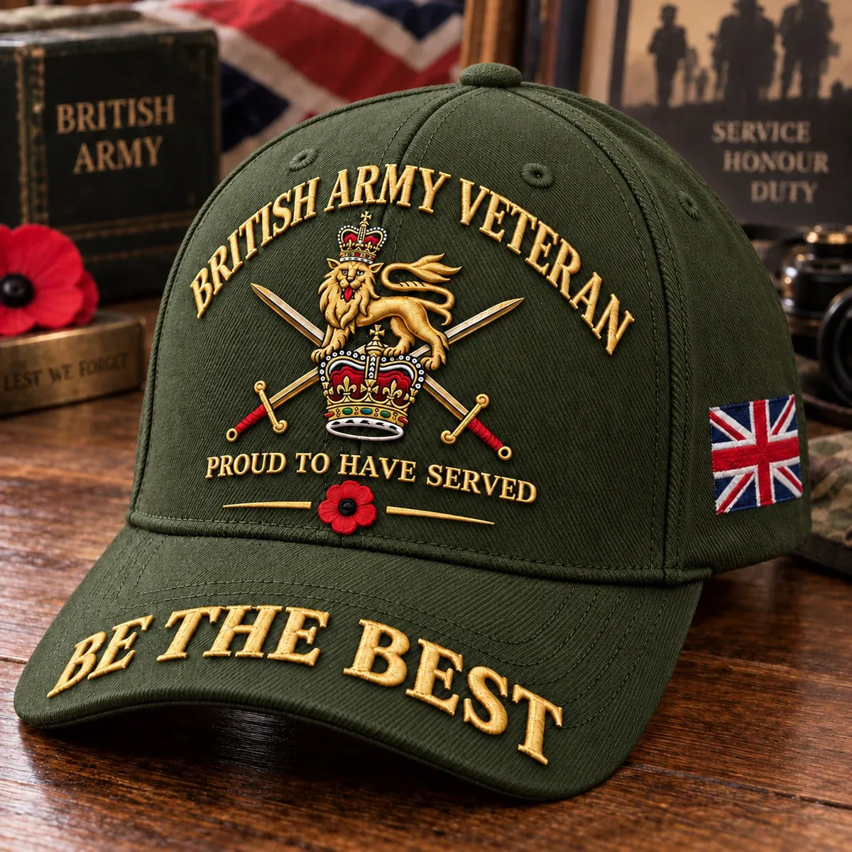 🎖️🇬🇧 Proud to Have Served Veteran Cap – A Timeless Tribute to British Military Service