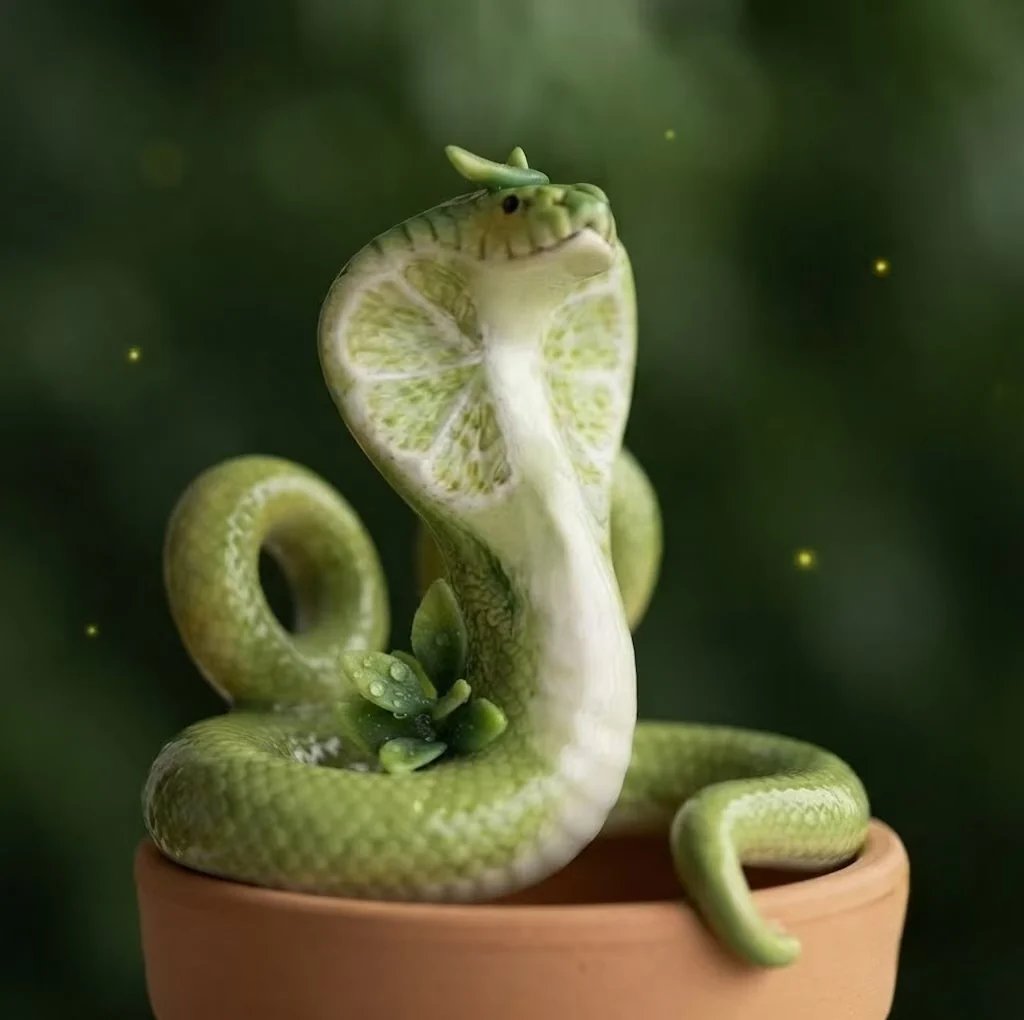 🐍🌿 NEW FOR 2026 – Cobra Plant Pot Decor | Add a Wild Touch to Every Plant