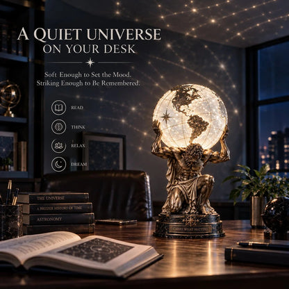 Atlas Illuminated World Sphere Lamp🌍