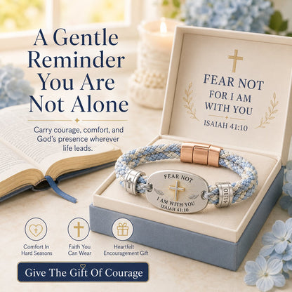 ✝️ Christian Scripture Faith Bracelet Collection | 6 Meaningful Bible Verse Designs with Raised Gold Cross, Magnetic Clasp & Matching Gift Box 💗✨