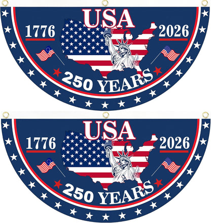 250th Independence Milestone 🎉 Commemorative USA Fan Flag