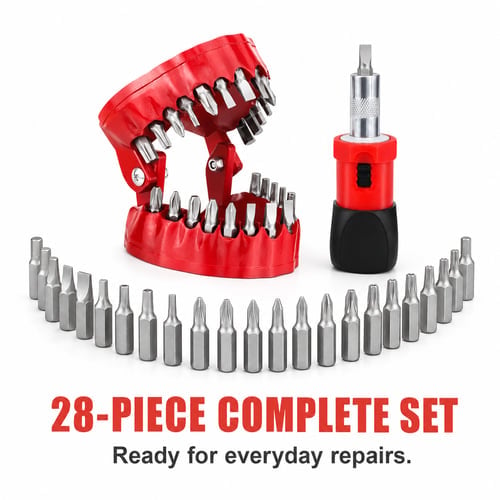 Barn Star 28 pc. Dental Style Bit Set with Stubby Handle