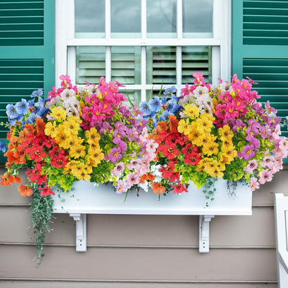 ??Last Day Sale 49% OFF? UV Resistant Colorful Artificial Flower (120 Flowers)