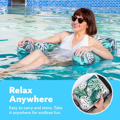🏖️☀️Inflatable Pool Floats Adult,  Floating Lounge Chairs , Blow up Pool Noodles for Adult Heavy Duty