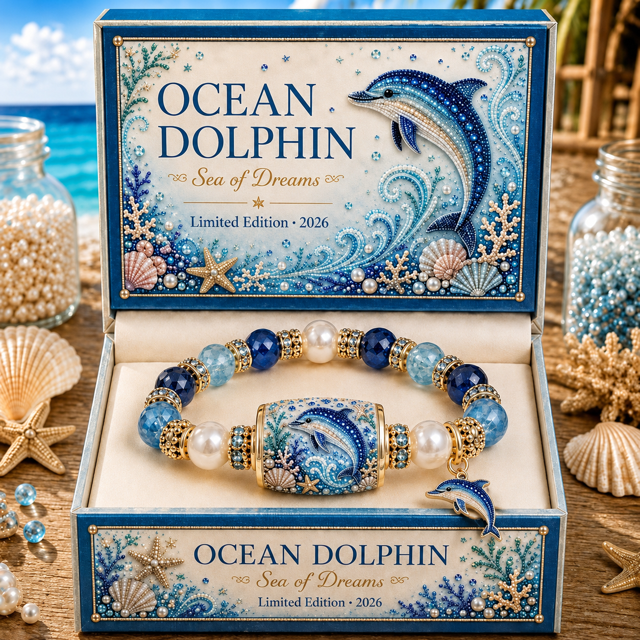 🌊🐙 Ocean Guardians Keepsake Bracelet – Carry the Spirit of the Sea