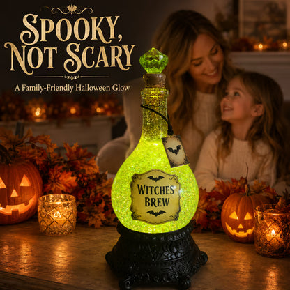 🧙💜Lighted Witches’ Brew Poison Bottle Glitter Globe(📦Buy 2 Free Shipping)