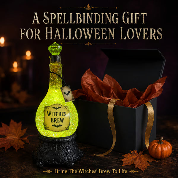 🧙💜Lighted Witches’ Brew Poison Bottle Glitter Globe(📦Buy 2 Free Shipping)