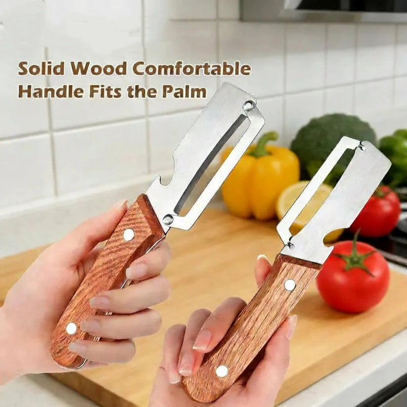 🥕🔥 Multifunctional Kitchen Vegetable Peeler – Stainless Steel Blade, Ergonomic Handle & Ideal for Fruits and Vegetables ✨
