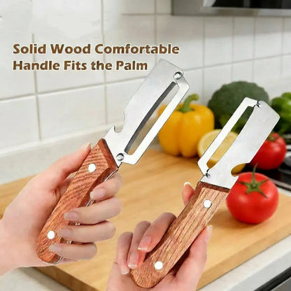 🥕🔥 Multifunctional Kitchen Vegetable Peeler – Stainless Steel Blade, Ergonomic Handle & Ideal for Fruits and Vegetables ✨