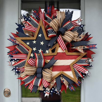🌸Flash Sale-60% Off🔥Honor the Journey: The Hand-Crafted 250th Anniversary Tribute Wreath